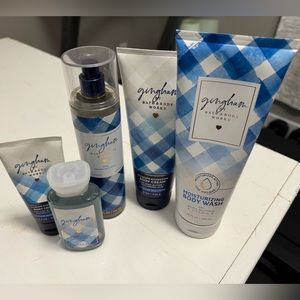 Bath & Body Works Gingham Lot